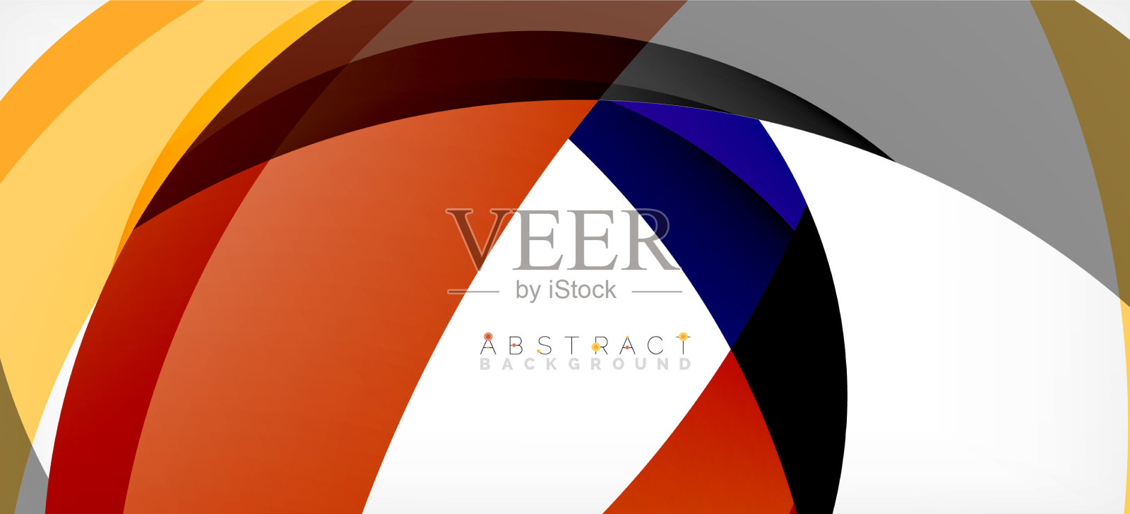 颜色圈形状最小的几何背景插画图片素材