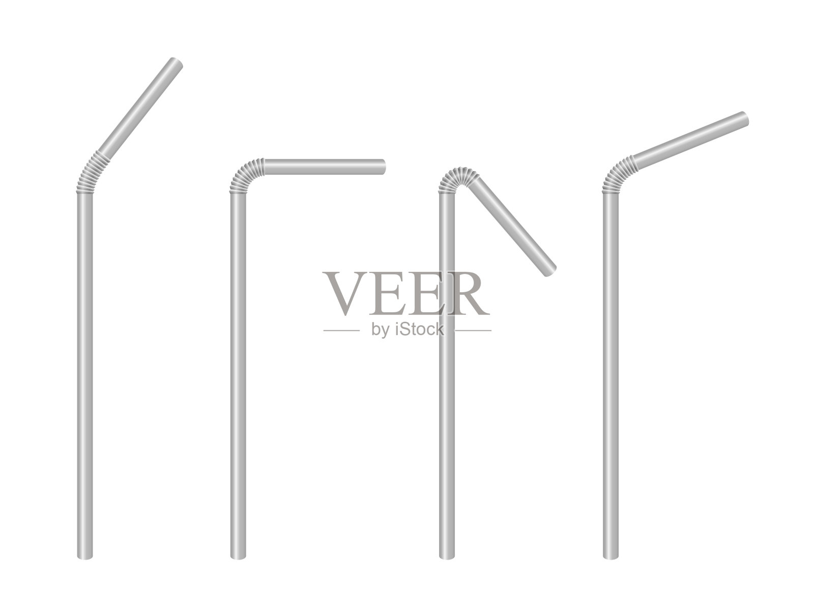 饮料吸管组插画图片素材