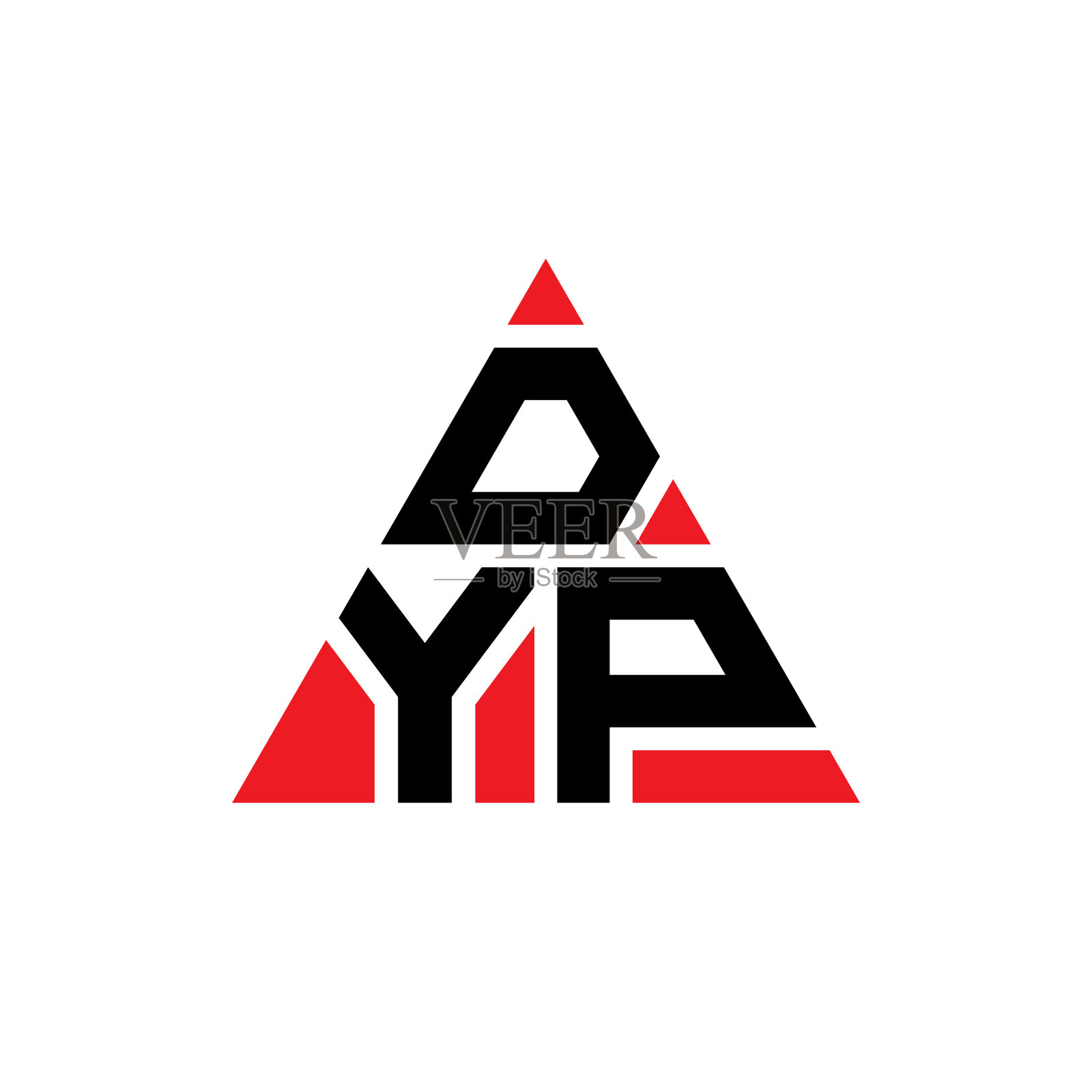 戴普三角形字母标志设计用三角形插画图片素材