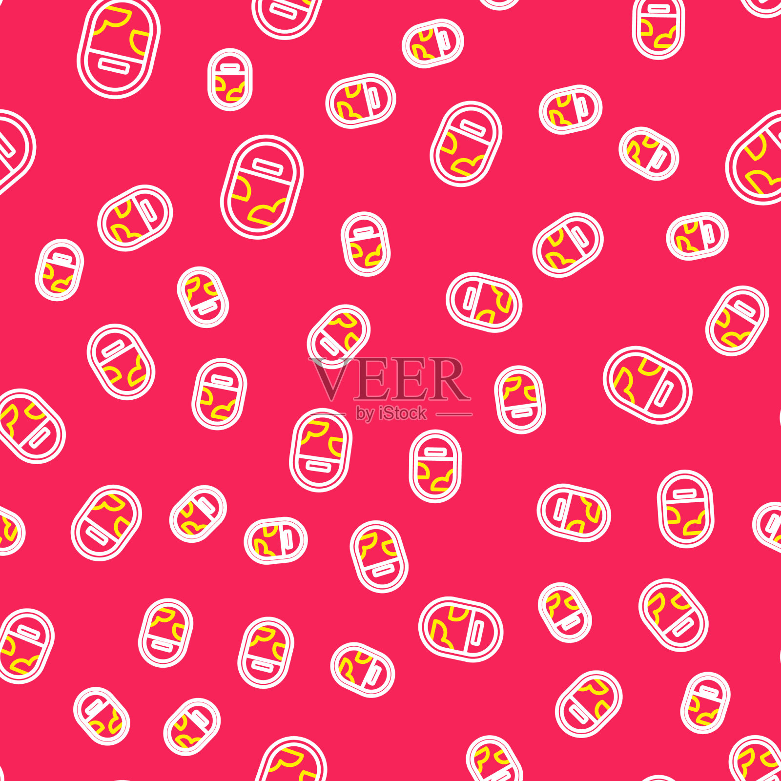 线飞机窗口图标隔离无缝插画图片素材