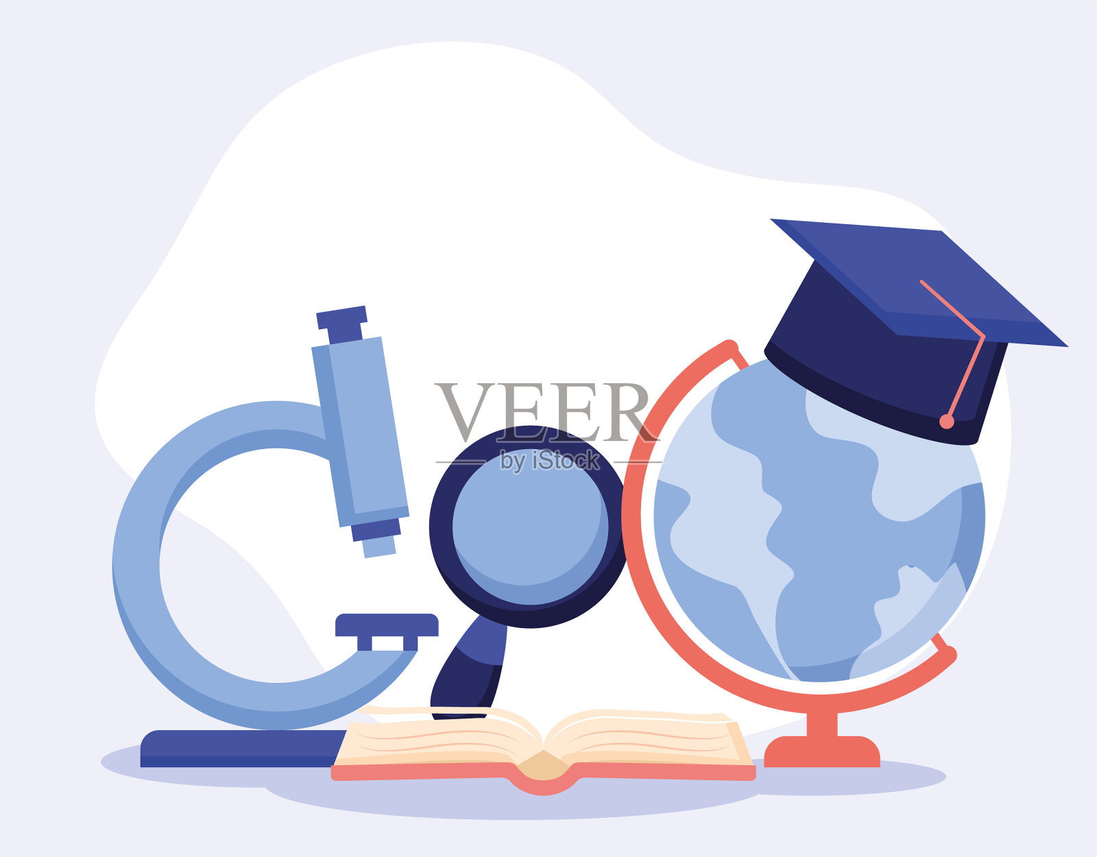 好的教育卡插画图片素材