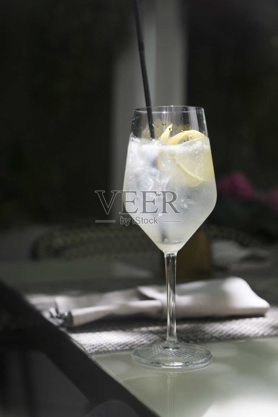 75年法国鸡尾酒照片摄影图片