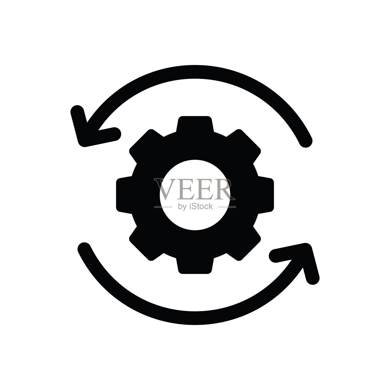 同步设置字形图标图标素材