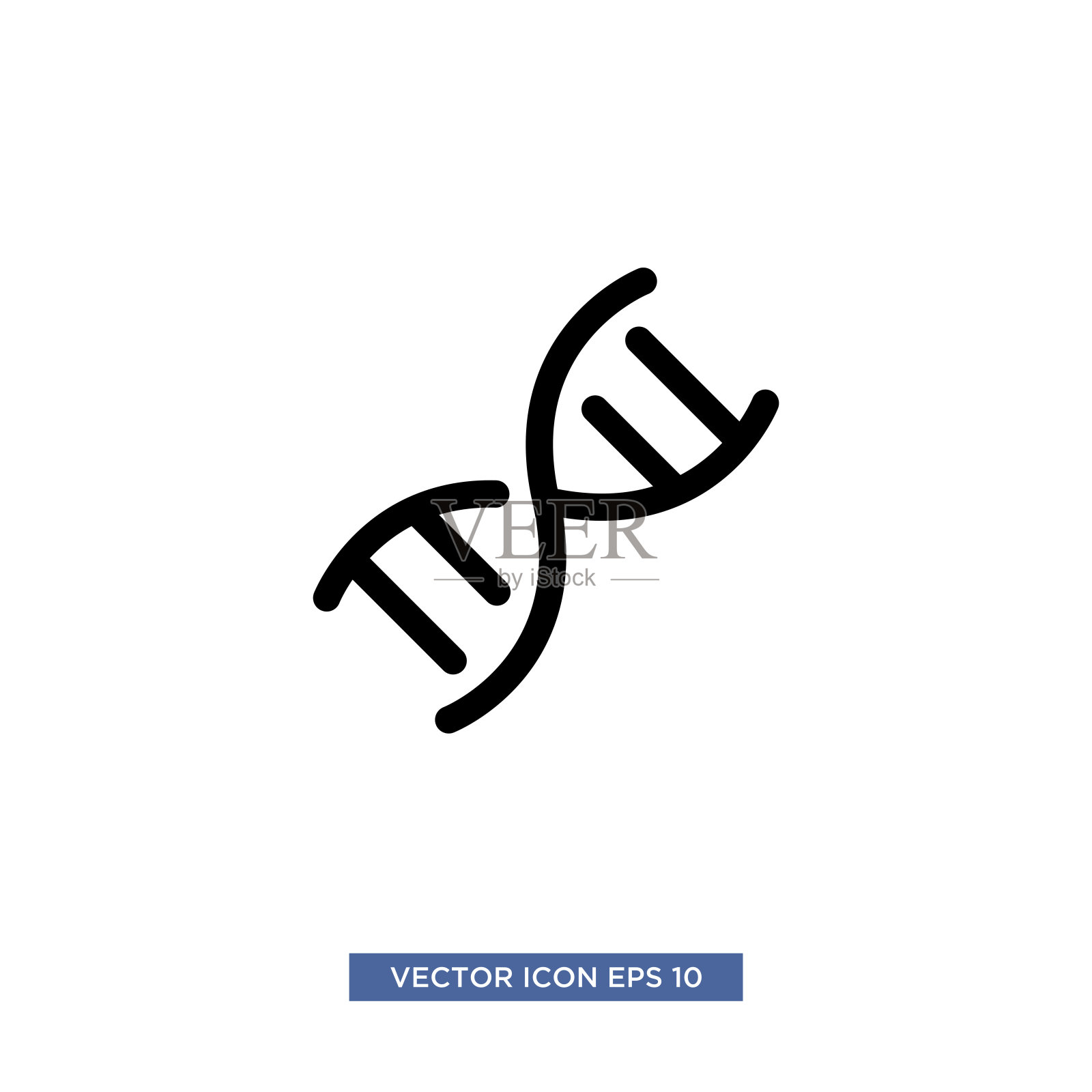 DNA图标矢量插图模板插画图片素材