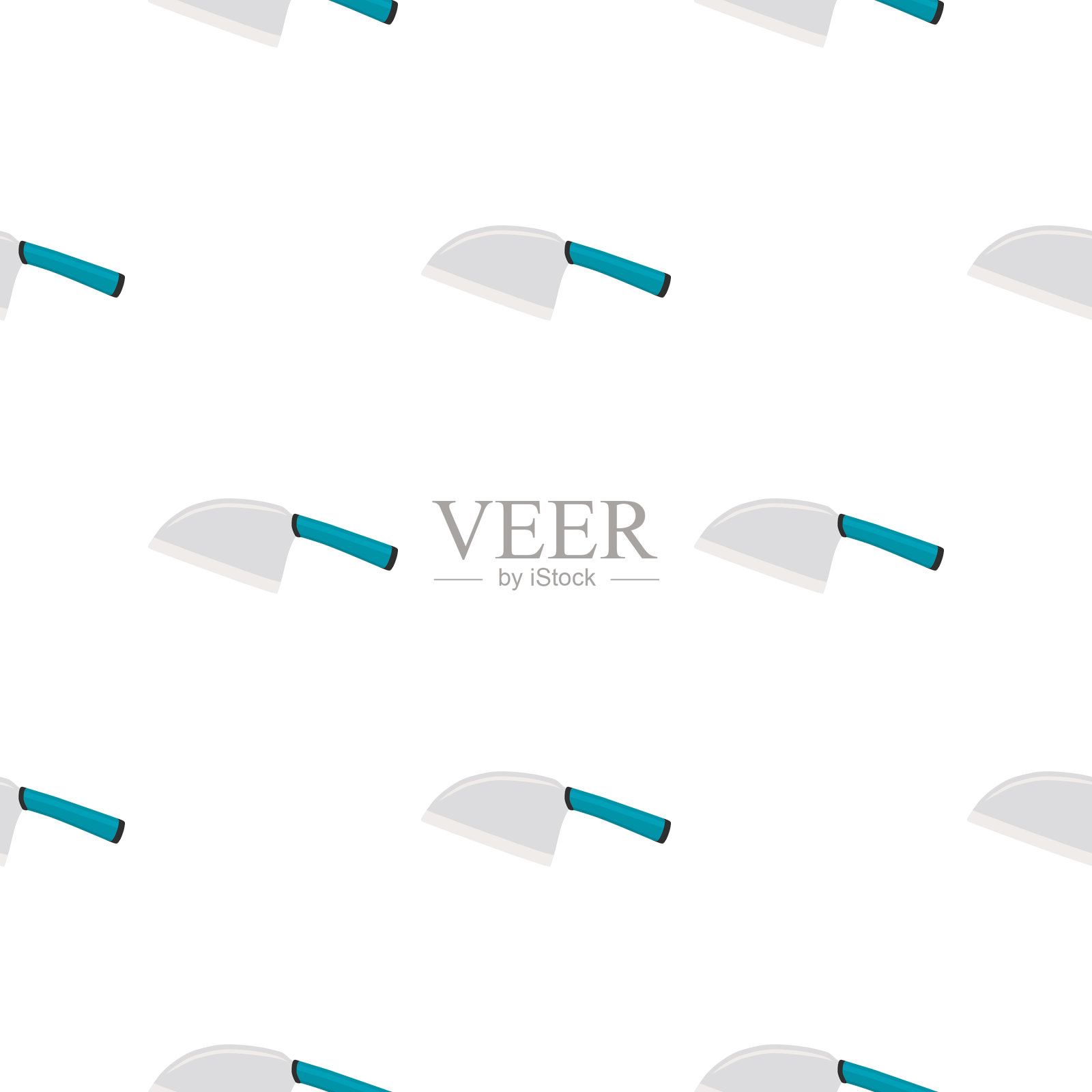 在主题图案钢轴与木柄插画图片素材