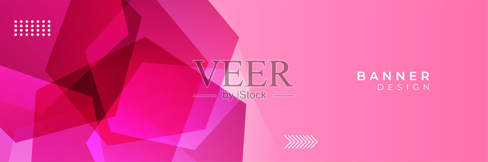 红色的旗帜背景。抽象几何设计旗帜网页模板。矢量液体形状布局横幅。插画图片素材