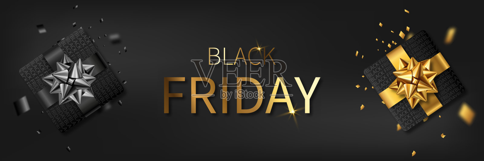 黑色星期五促销背景插画图片素材