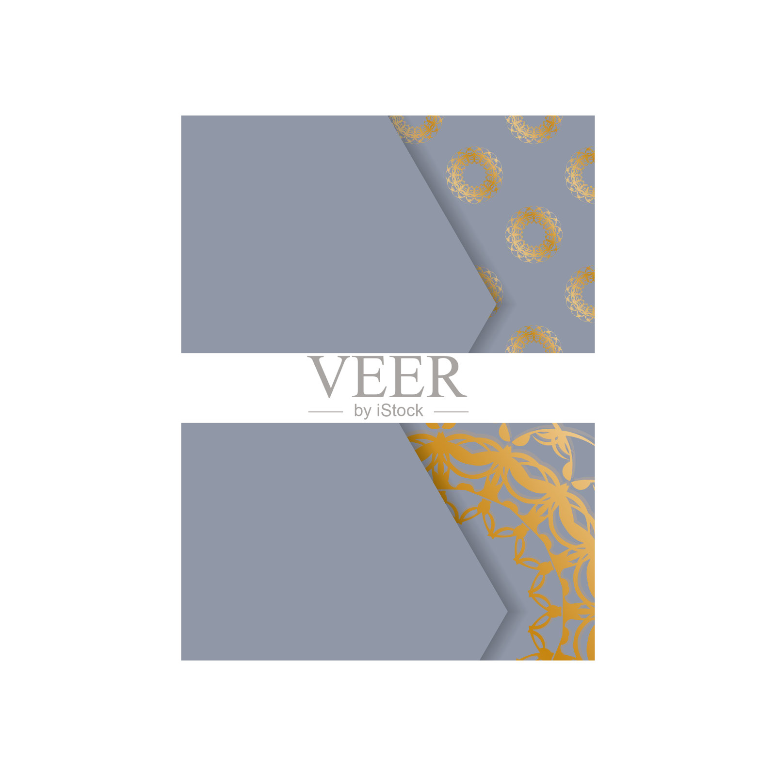 为您的品牌设计的灰色金色饰品名片。强盗偷钱。罪犯偷金币。抢劫和金融安全概念。平的风格,向量。插画图片素材