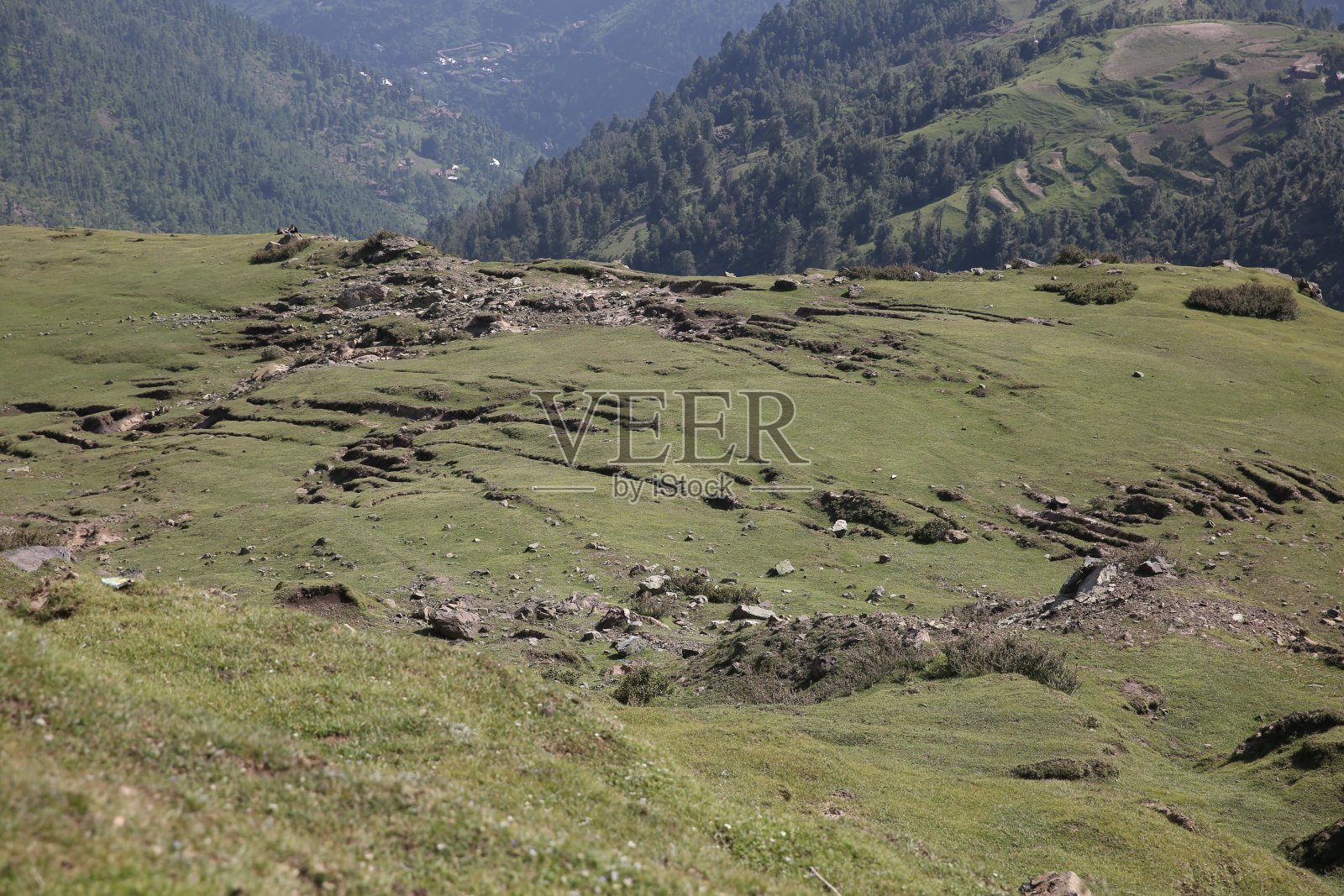 高角度景观山景照片摄影图片