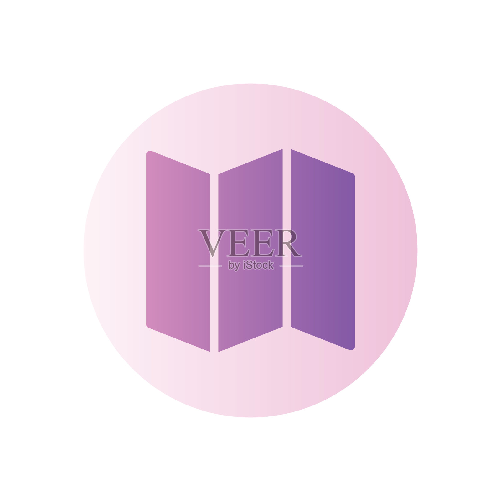 梯度地图图标插画图片素材