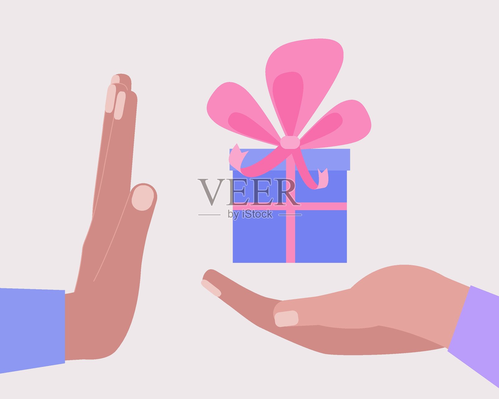 贿赂的概念插画图片素材