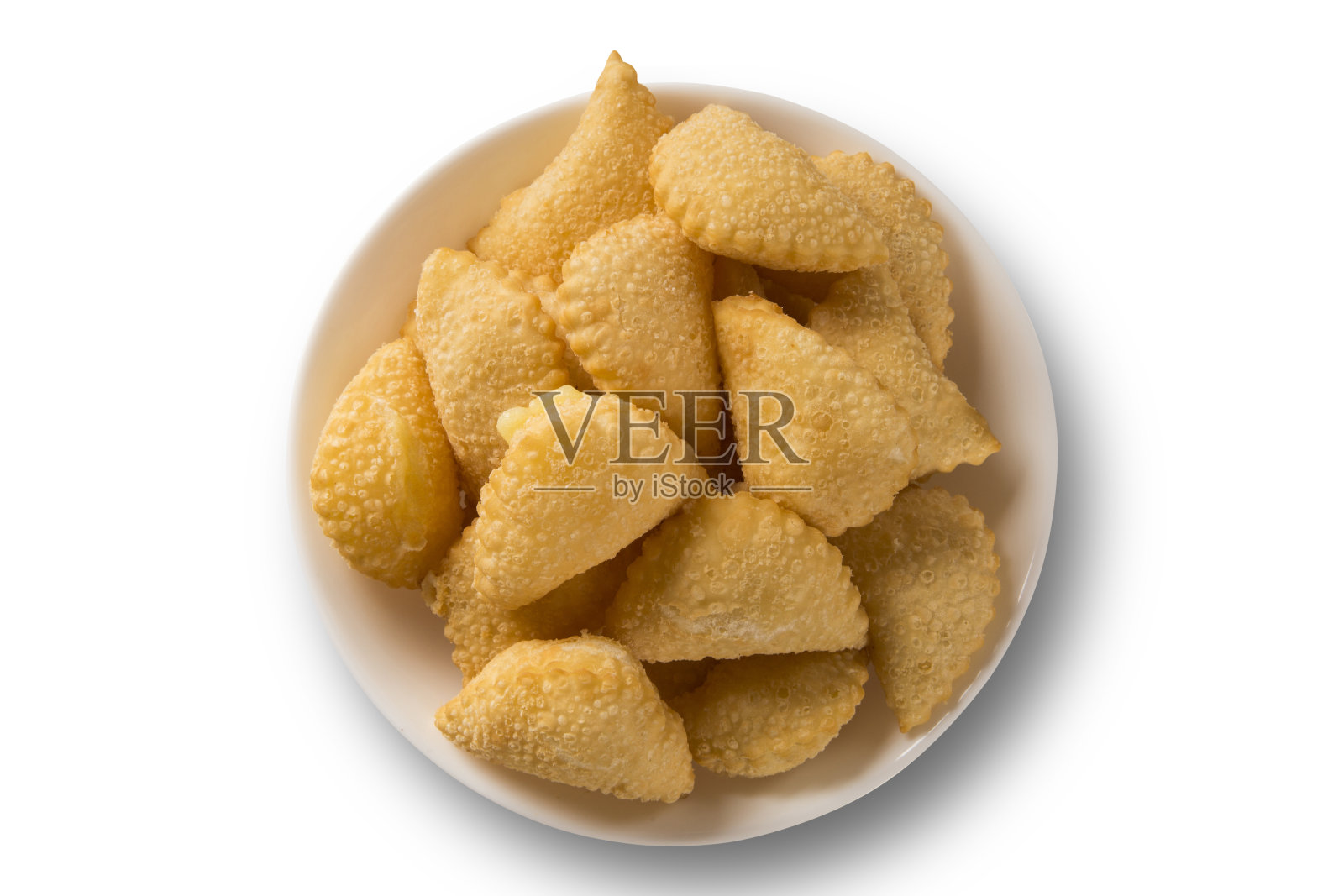 粉彩,白色背景的巴西小吃。照片摄影图片