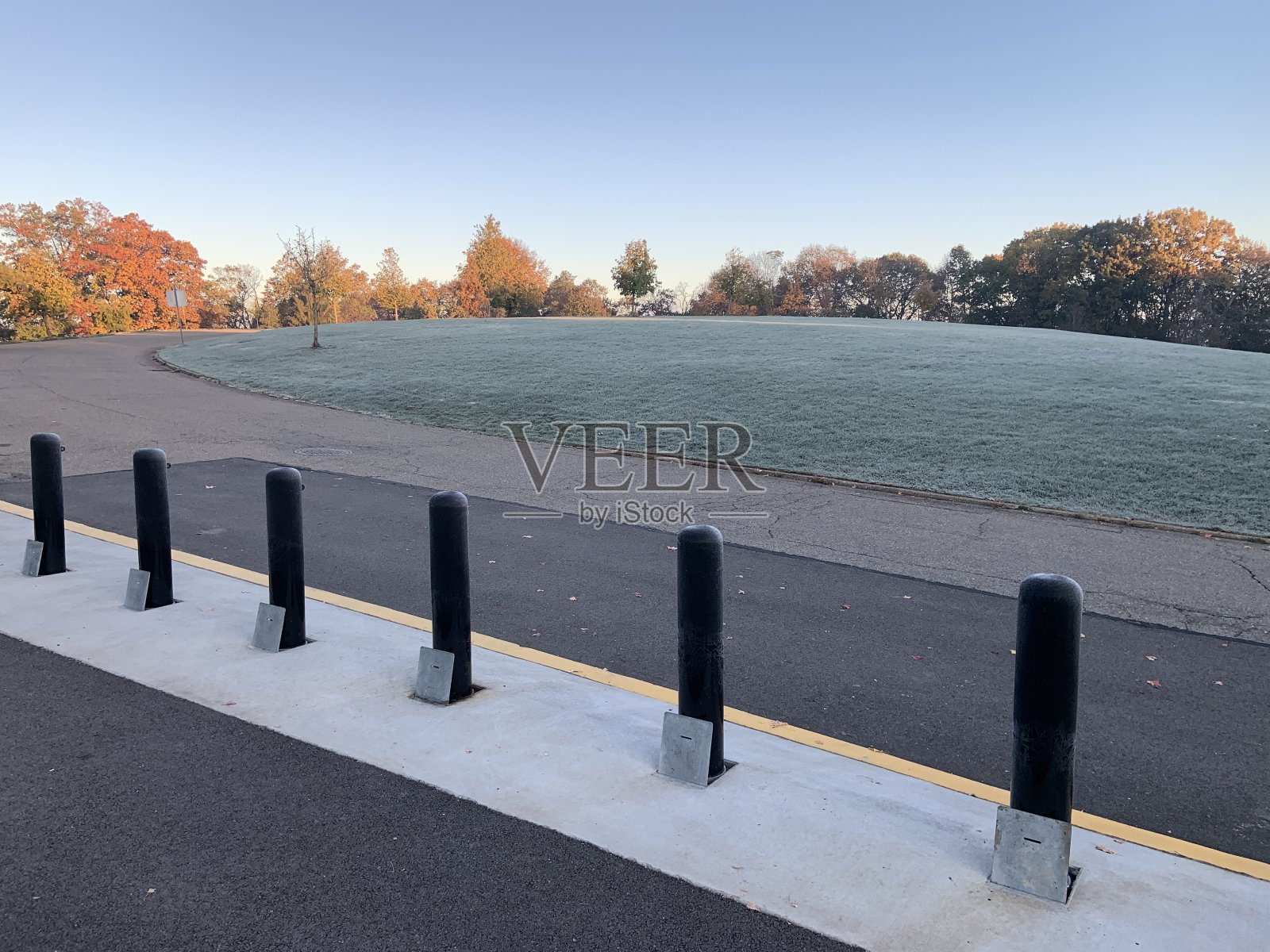 匹兹堡公共公园的护柱照片摄影图片