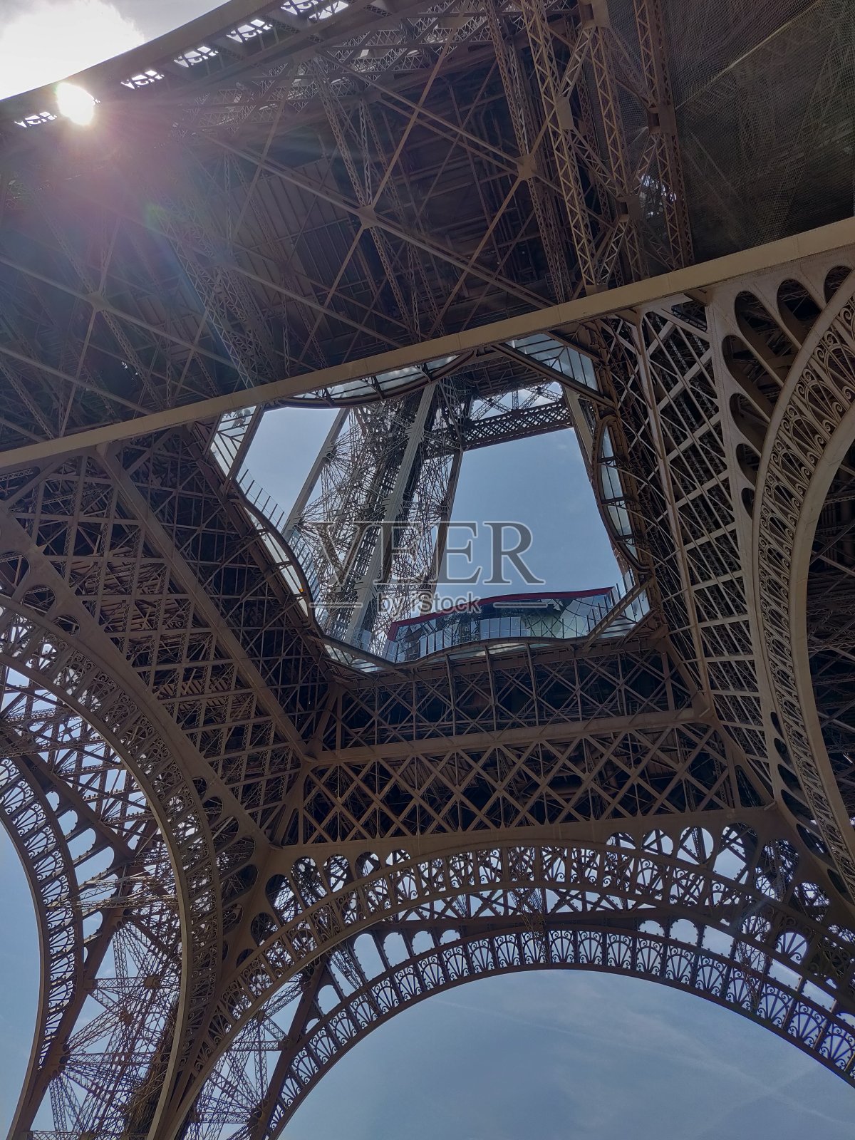 从埃菲尔铁塔看过去照片摄影图片