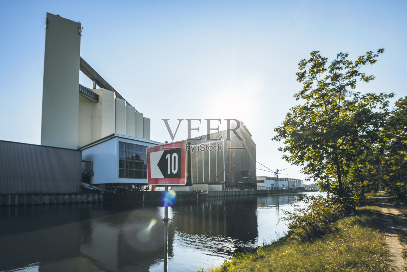 柏林威斯特芬的工业和仓储建筑照片摄影图片