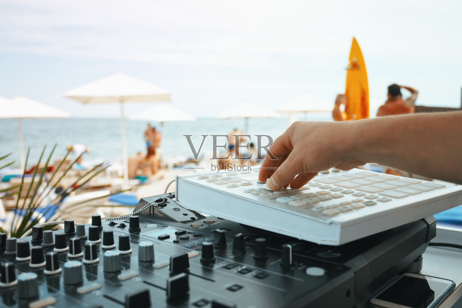 夏天海滩派对照片摄影图片