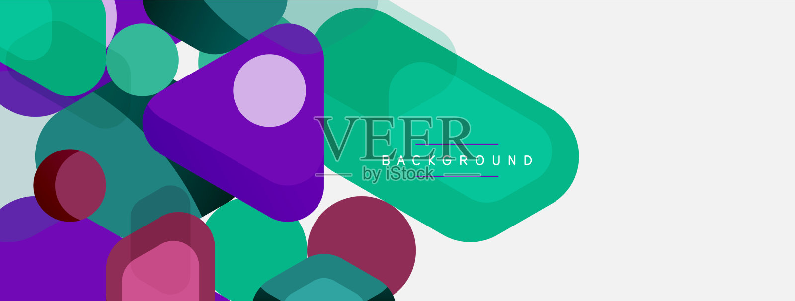 抽象圆形几何图形和圆形插画图片素材