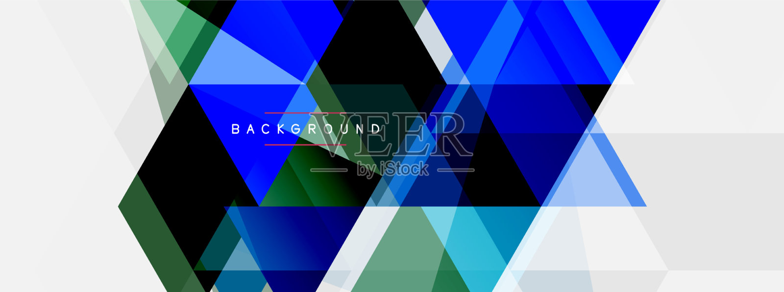 马赛克三角形几何背景技术或插画图片素材