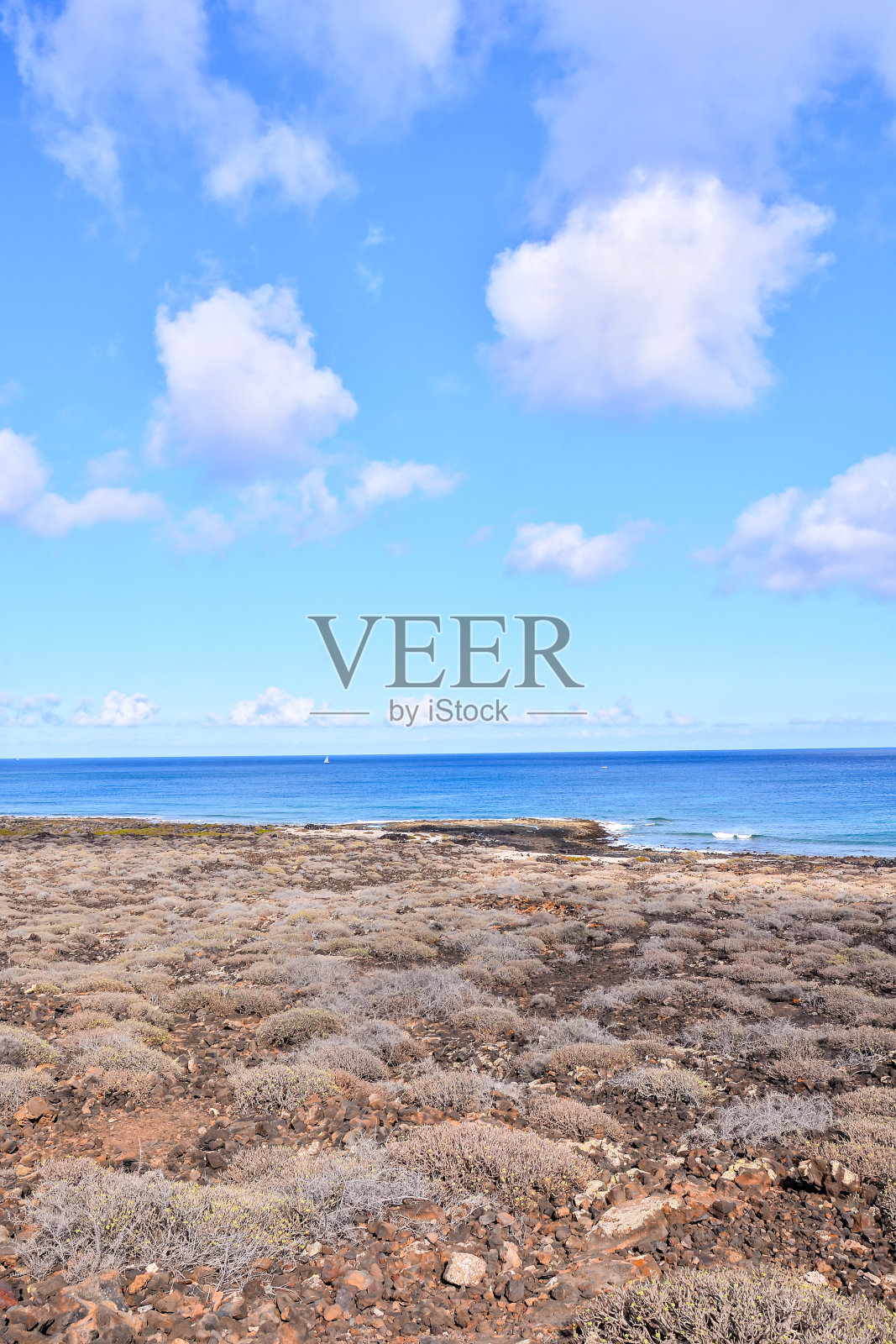 西班牙加那利群岛热带火山的景观照片摄影图片