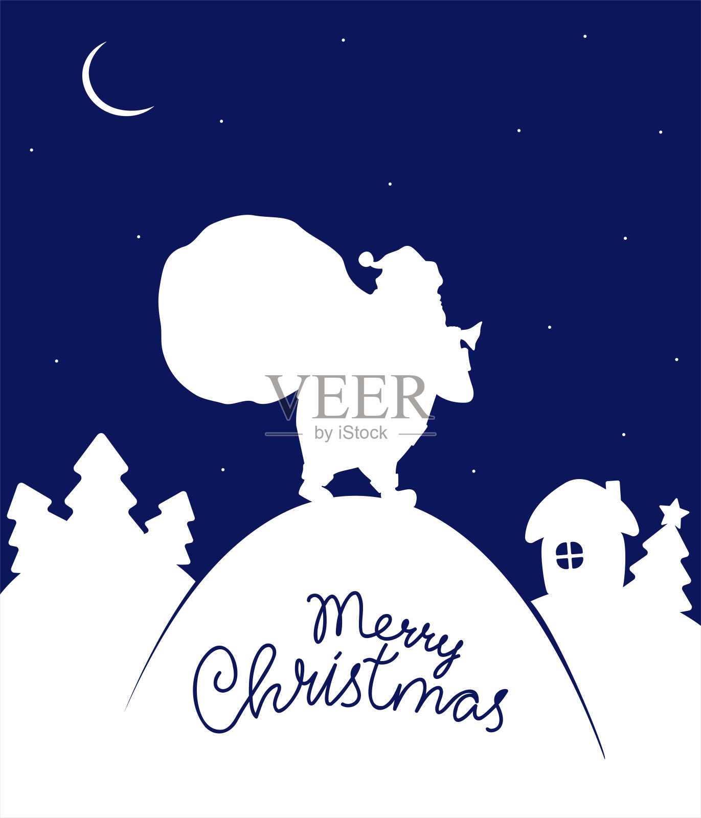 圣诞老人插画图片素材