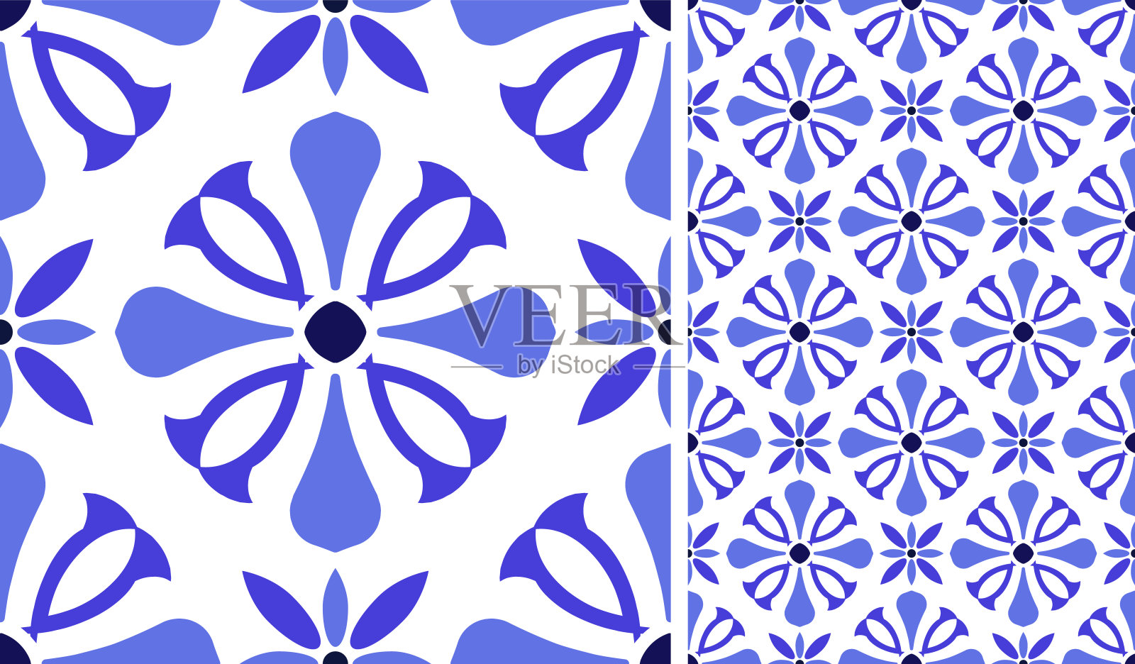 瓷砖设计插画图片素材