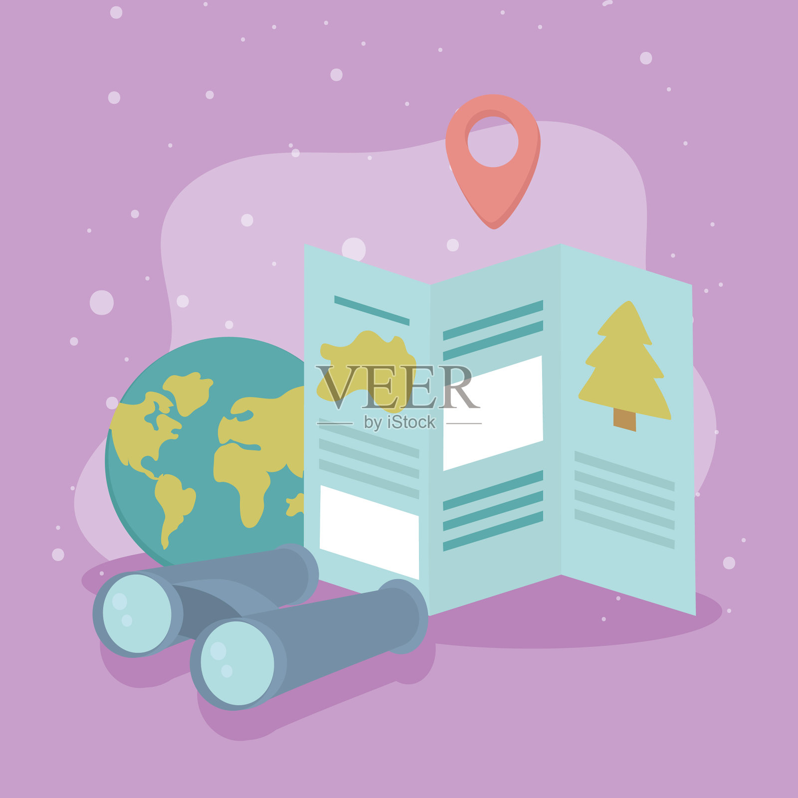 很好的地理卡特尔插画图片素材