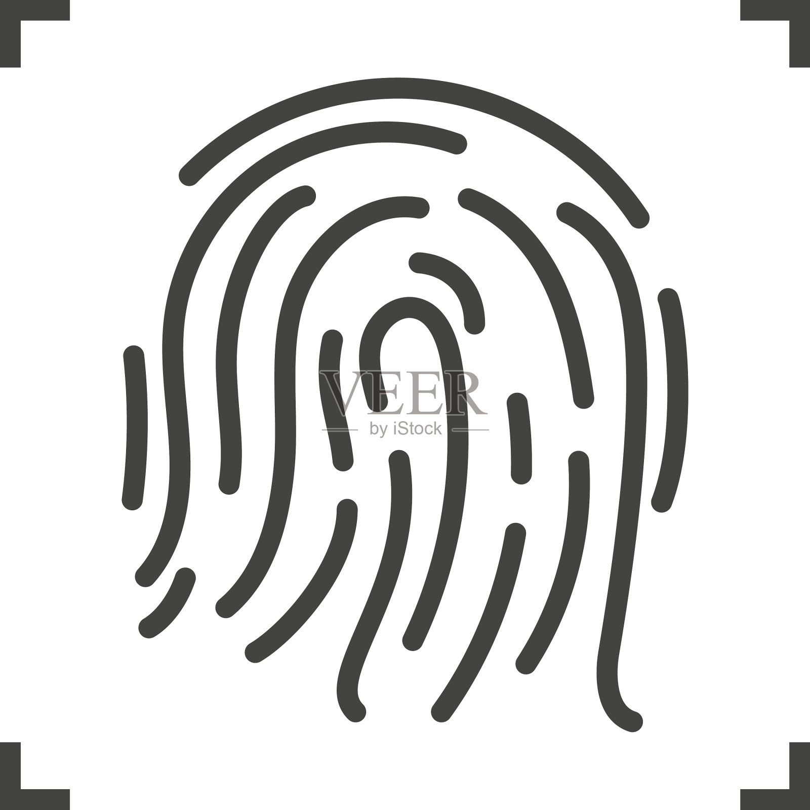 指纹图像图标插画图片素材