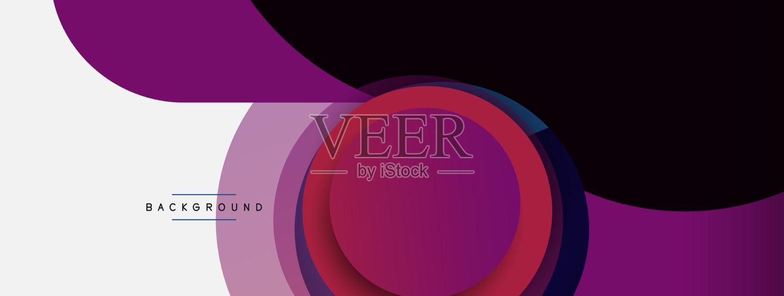 圆形的形状是最小的几何图形插画图片素材