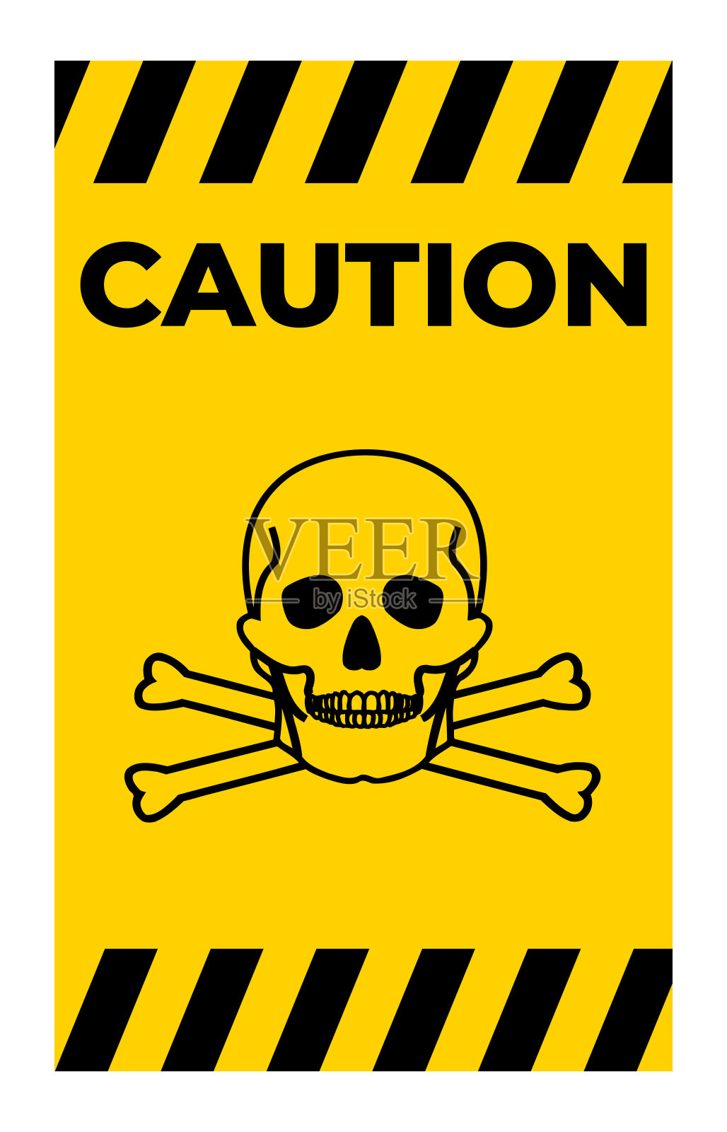 有毒物质符号符号隔离在白色背景,矢量插图EPS.10插画图片素材