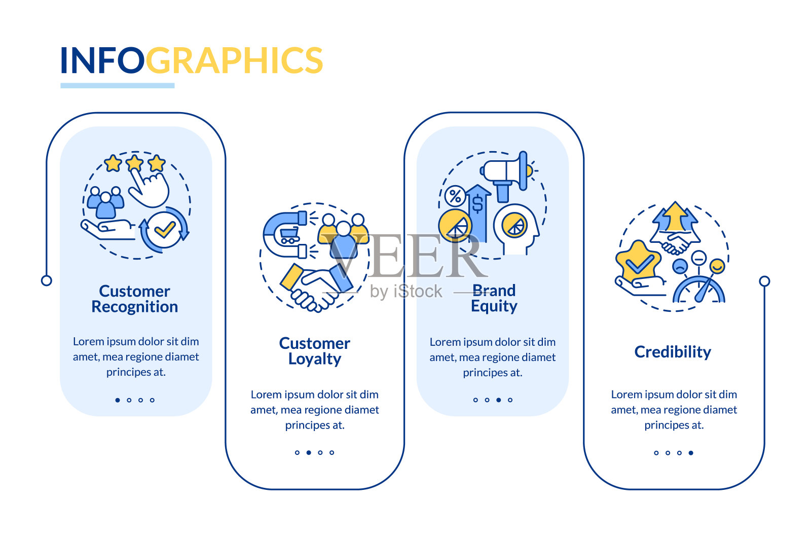 成功的品牌矢量信息图模板设计模板素材