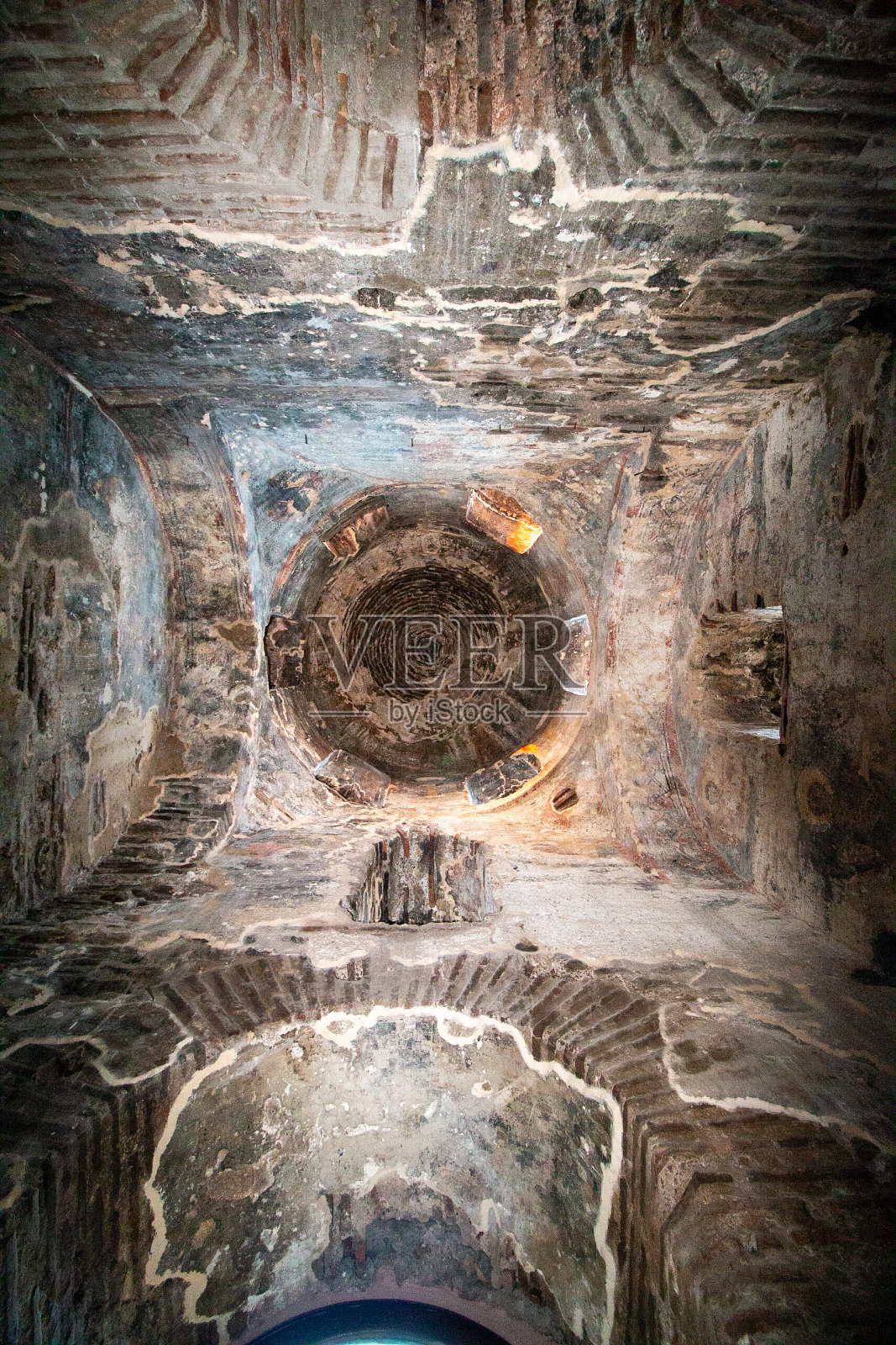 Bursa Iznik Hagia Sophia Orhan清真寺历史工艺品的砖天花板的照片照片摄影图片