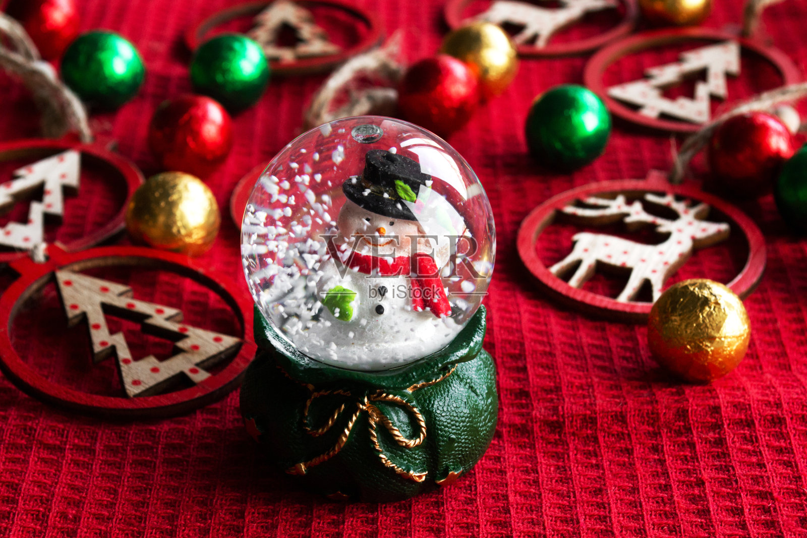 雪人圣诞纪念品照片摄影图片