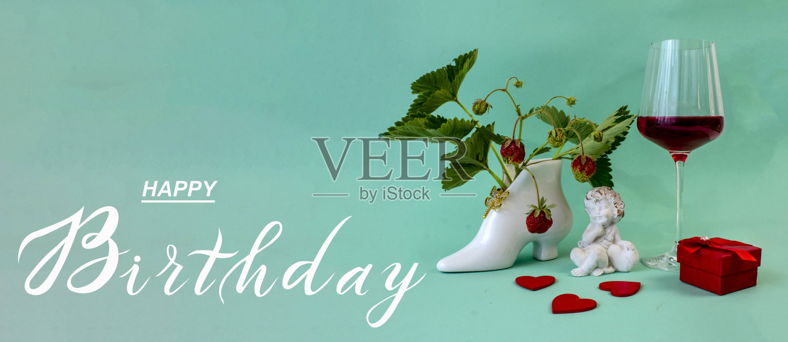 明信片,互联网横幅,平躺着生日祝福,题词-生日快乐照片摄影图片