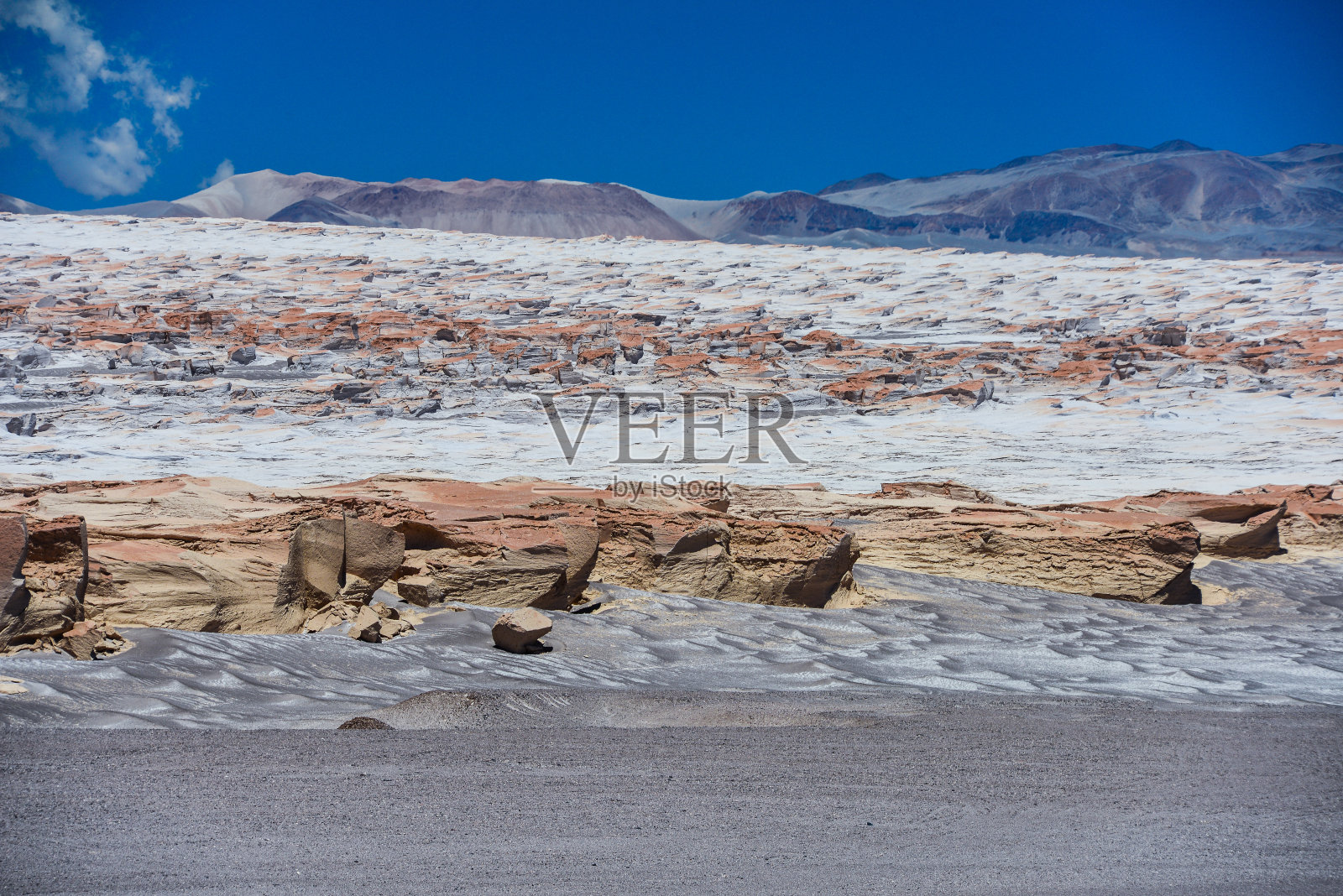 一片白色浮石的海洋照片摄影图片