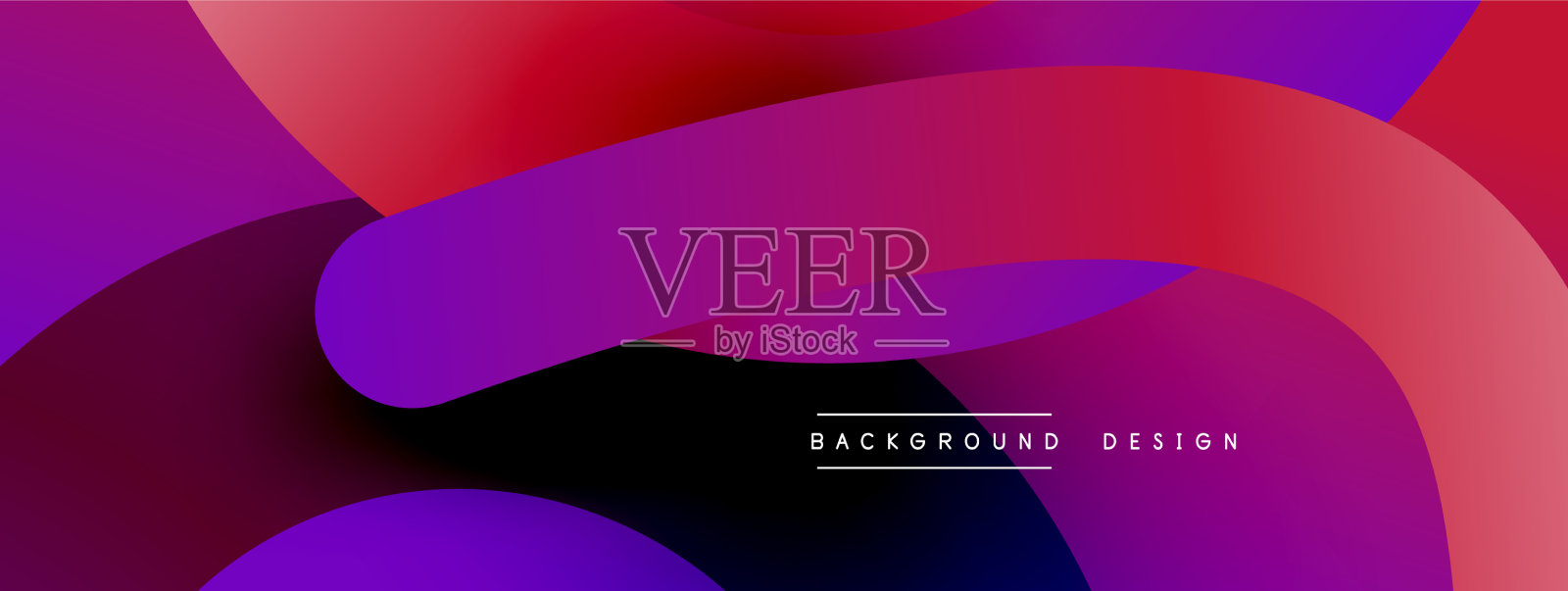 抽象交叠线和圆几何插画图片素材