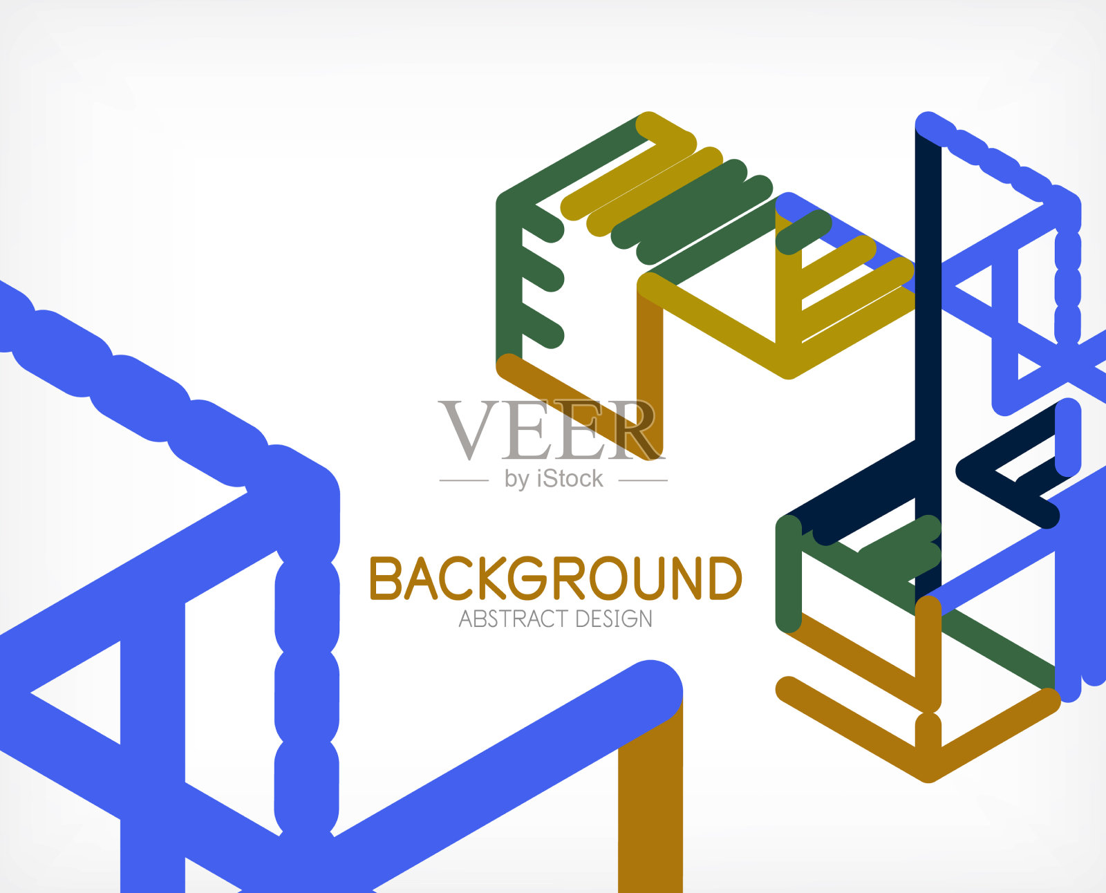 抽象的背景色线在白色上插画图片素材