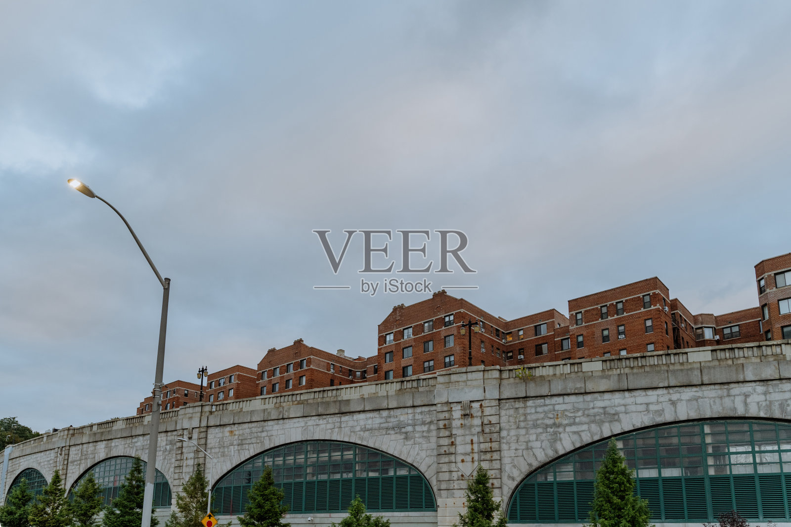 纽约市的住宅建筑照片摄影图片