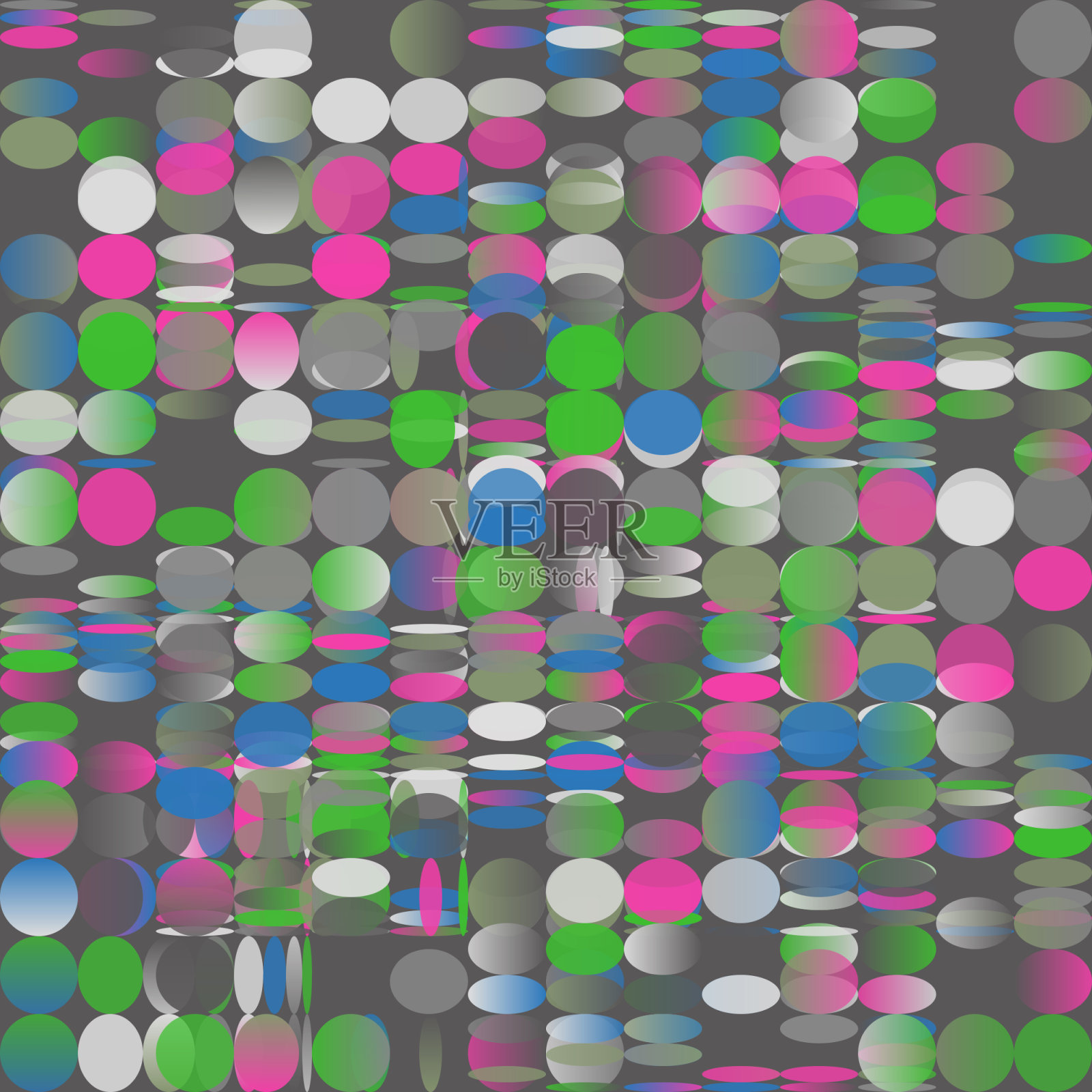 用抽象矢量几何设计制作的野兽派艺术美学图案插画图片素材