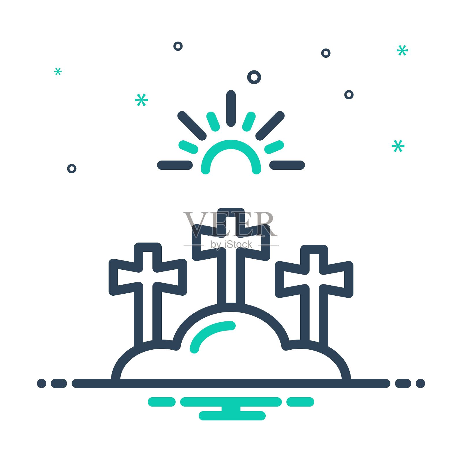 救恩解放插画图片素材