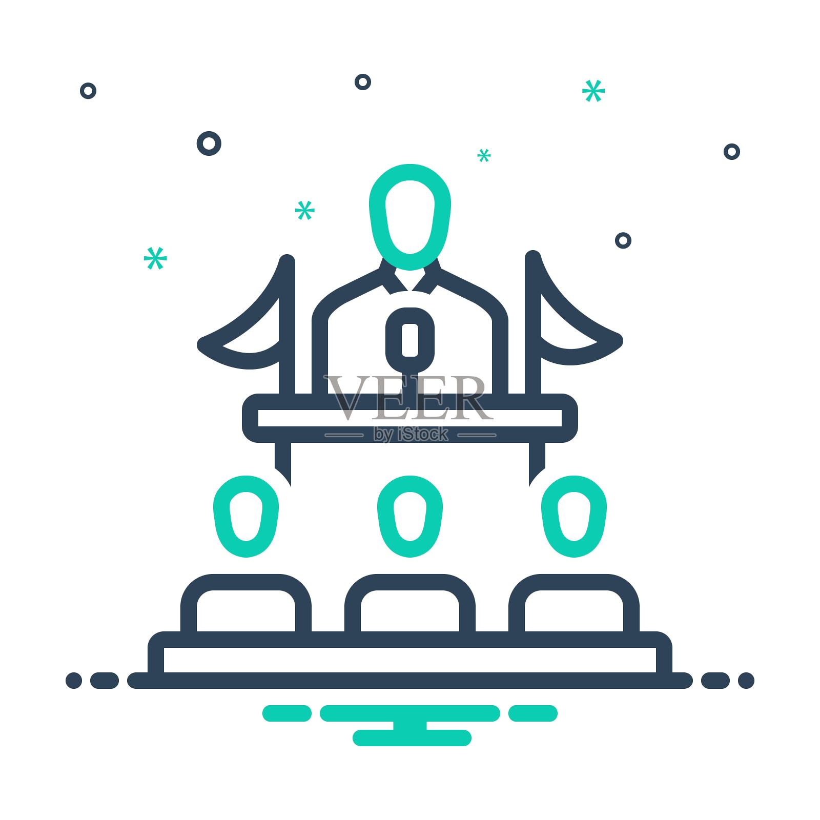 参议员参议院成员插画图片素材