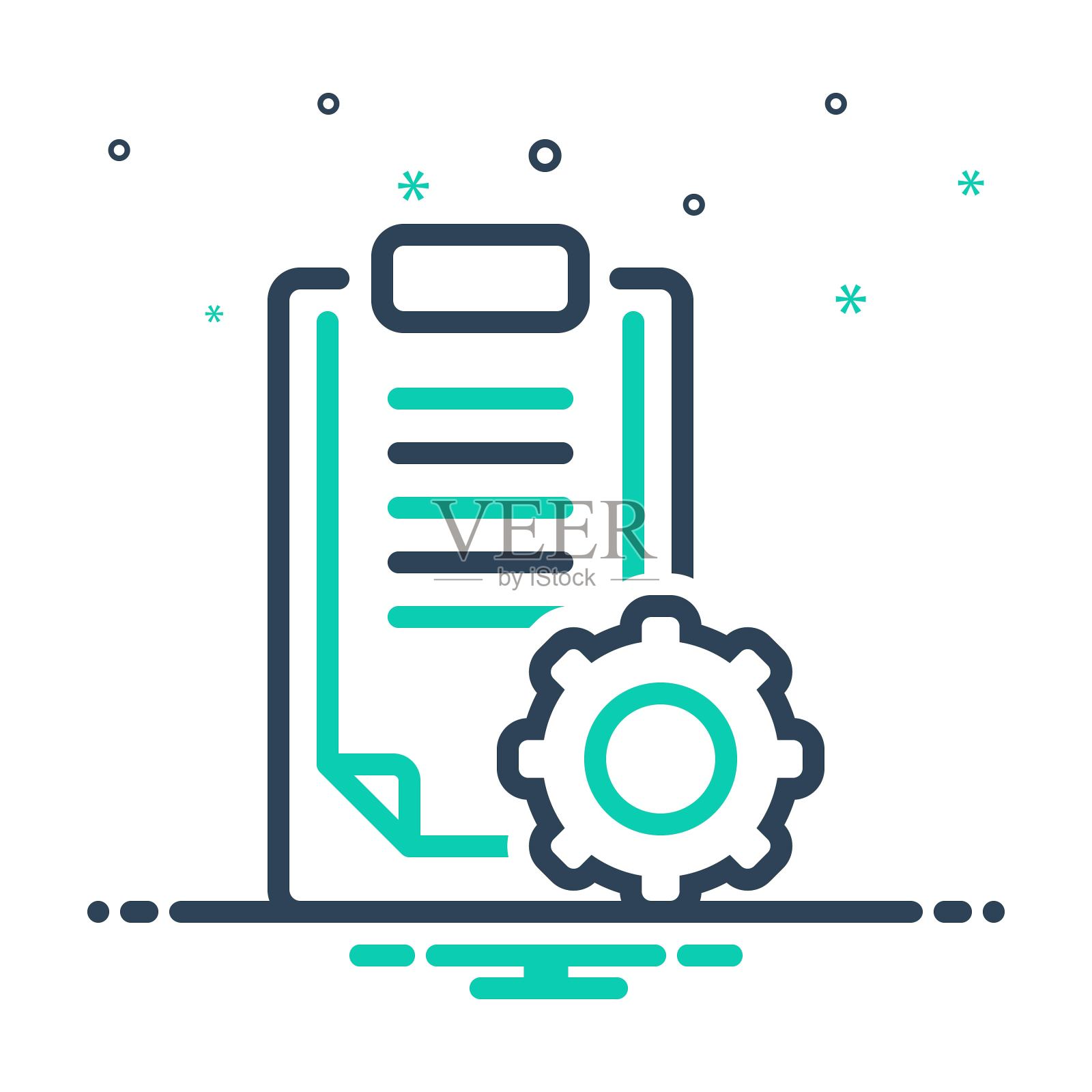 授权的授权插画图片素材