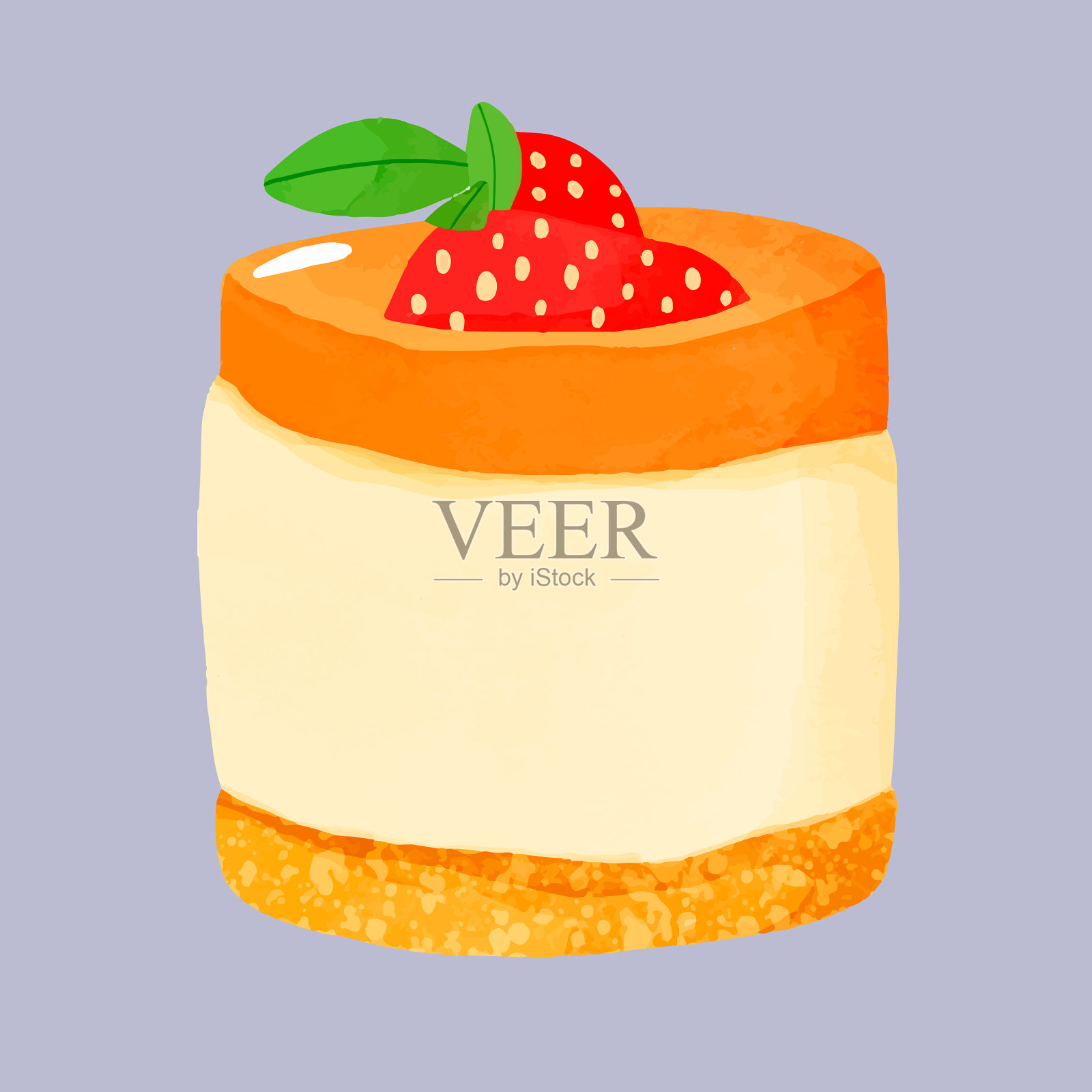 手绘水彩甜美插画图片素材