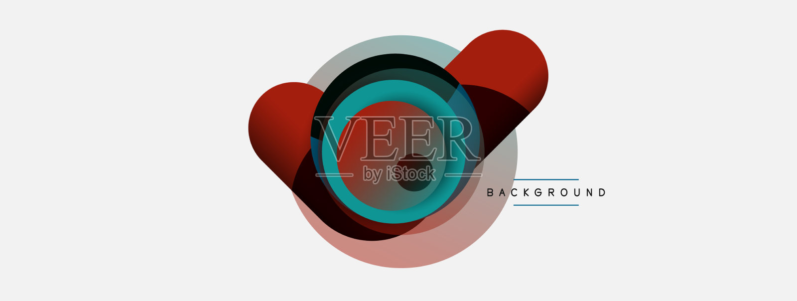 创意几何墙纸最小抽象插画图片素材