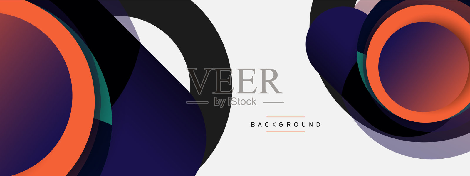 圆形和圆形形状抽象的背景插画图片素材