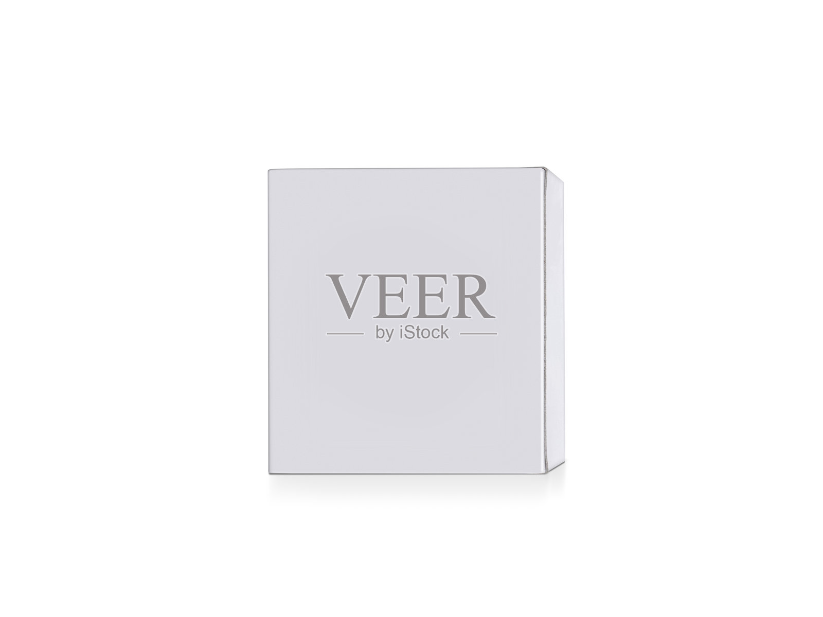 空白包装白色纸板箱隔离在白色背景准备包装设计照片摄影图片