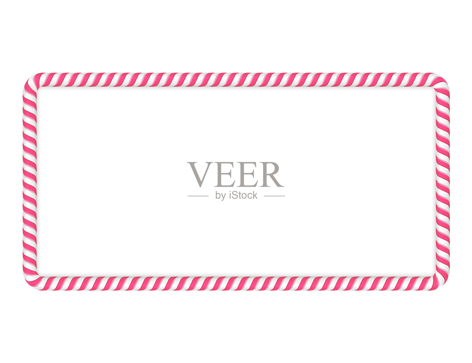 柺杖糖框架插画图片素材