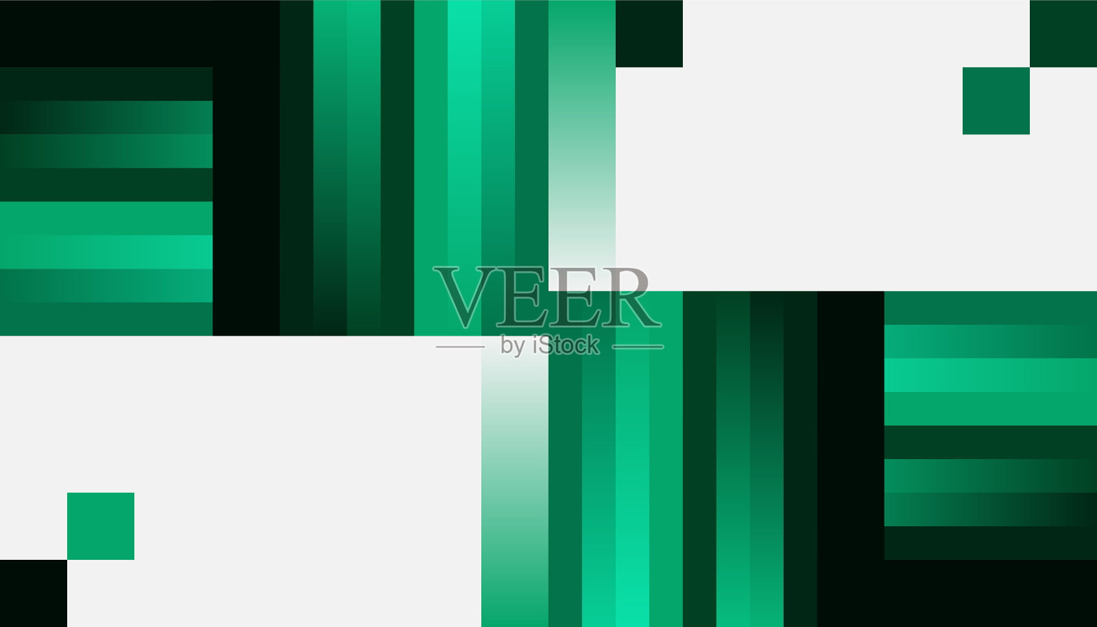 现代简约的绿色背景插画图片素材