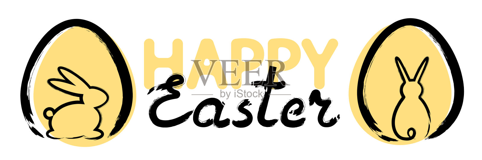 复活节Inscription插画图片素材