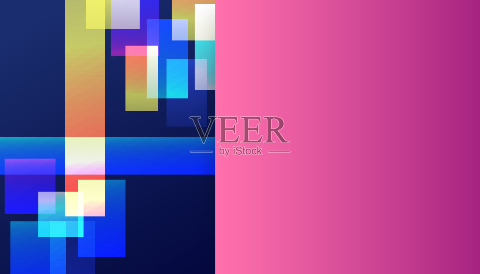 抽象的深蓝色背景与现代的企业理念。插画图片素材