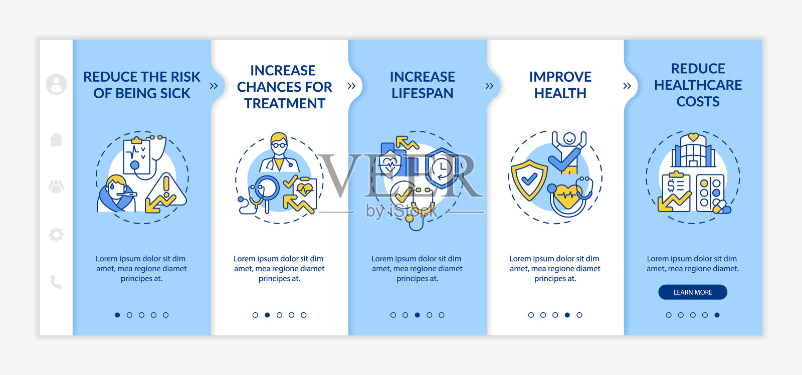 检查在登机向量模板上的好处插画图片素材